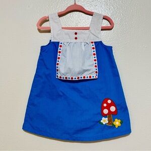mushroom pinafore dress Gymboree 18-24m